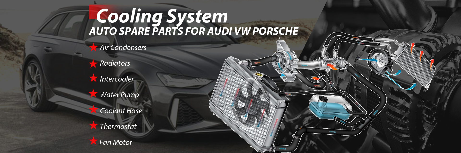 qualité Pièces de refroidissement automatiques usine